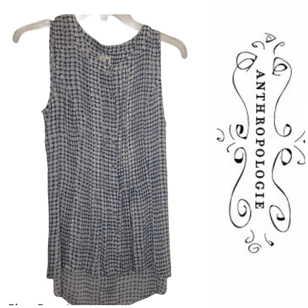 Anthropolgie Edme & Esyllte squared blouse size 4